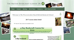 Desktop Screenshot of learnbushcraft.co.uk